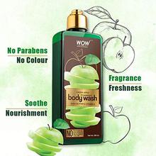 WOW Green Apple Foaming Body Wash - No Parabens, Sulphate,