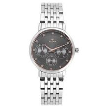 Titan   Black Dial Chronograph Watch For Women- Silver-2569SM04