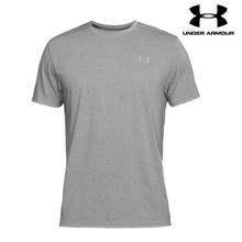Under Armour Grey Streaker Running Short Sleeve T-Shirt For Men - 1271823-038
