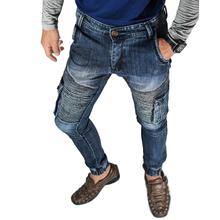 Virjeans Denim (Jeans) Multi pocket Box Joggers (VJC 700) Dark Blue