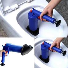 Air Drain Blaster Pump Plunger Sink Pipe Clog Remover Toilets Bathroom Kitchen Cleaner - Random Color