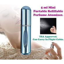 Gadget Hero's Mini Refillable Perfume Atomizer. TSA Flight