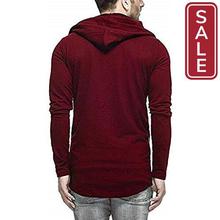 SALE-Veirdo Men's Cotton Blend Hooded Cardigan