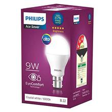 Philips Base B22 9-Watt LED Bulb (Pack of 4, White)