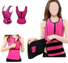 Women Hot Sweat Body Vest Slimming Vest Body Shaper Adjustable Sweat Belt Corset