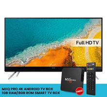 Samsung 40 Inch Full HD LED TV (Television) - K5100 With (Free MXQ Pro Smart TV Box)