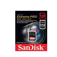 SanDisk 128GB Extreme Pro SDXC UHS-I Card Speed up to 170MB/s