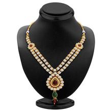 ShoStopper Gleaming Gold Plated Austrian Diamond Necklace