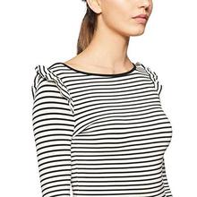 ONLY Women Striped Slim Fit T-Shirt