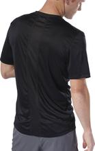 Kapadaa: Reebok Black Run Essentials Crewneck T-Shirt For Men – DW6046