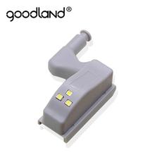 Goodland LED Under Cabinet Light Universal Wardrobe Light Sensor Led Armario Inner Hinge Lamp For Cupboard Closet Kitchen