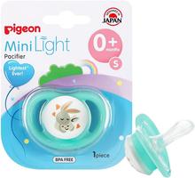 Pigeon, Minilight Pacifier, Ultra Light Weight, Soft Silicone Nipple, Bpa Free, S Size, Unisex