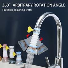 Flexible Kitchen Tap Head Movable Sink Faucet 360° Rotatable Water Saving Aerator