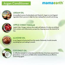 Mamaearth Argan Conditioner with Argan & Apple Cider Vinegar for Frizz-Free and Stronger Hair - 250ml