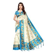 PISARA Women's Banarasi Art Silk Saree With Blouse Piece