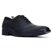 Shikhar Black Leather Formal Shoes for Men - 33026