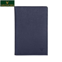 WILDHORN Nepal 100% Genuine Leather RFID Protected Passport Holder Cover Case  (WH 1222A Blue Safiano)