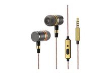 PTron Aristo In-Ear Headphone With Noise Cancellation For All Smartphones (Gold)