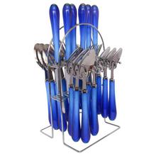 24 Pcs Cutlery Set Contains- 6 Pcs Each Big Spoon,Small Spoon,Fork,Butter Knife