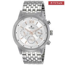 Neo Silver Dial Chronograph Watch For Men - 1766SM02