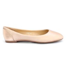 DMK Light Pink Solid Pump Flat Shoes For Women - 95121