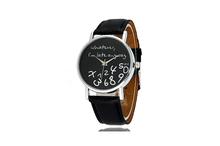 Dial Casual Analog Watch - Black