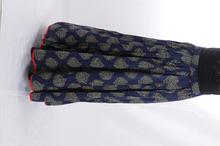 Navy Blue Printed Skirt For Women by Paislei
