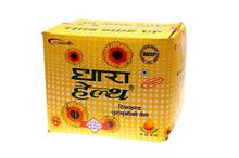 Dhara Health Refined Sunflower Oil Carton (1L * 10 Pouch)