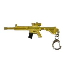 PUBG Golden M416 Battleground Metal Keychain & Keyring for Bikes, Cars, Bags, Home, Cycle