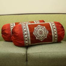 Pack of 2 bolster cover in sheenel style (30*30 Inches)