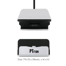 PTron Cradle USB Type C Docking Station Charger For All Type C Compatible SmartPhones (Silver)