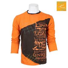 Orange/Brown Two-Toned Sweatshirt For Men (WSH1007)