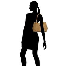 Fostelo Women's Selena Handbag (Beige) (FSB-1044)