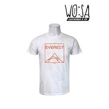 White Everest Printed Round Neck T-Shirt For Men