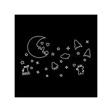 Galaxy Starry Luminous Stickers Moon Stars Wall Sticker Home Decoration