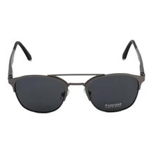 Grey Framed Polarized Square Sunglasses For Men