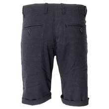 Men's Black Linen Shorts