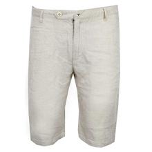 Cream Linen Shorts for Men