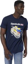 Kapadaa: Reebok Navy Blue Classics Callout Graphic T-Shirt For Men – DT9445