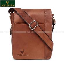 WildHorn 100% Genuine Leather Laptop Briefcase/Messenger Bag for Men(MB228)