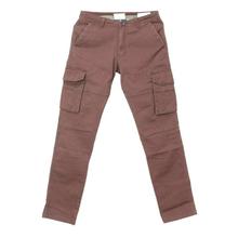 Brown Cotton Cargo Pant For Men