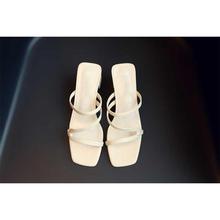 Women's high-heeled slippers _2020 new cool sandals Korean