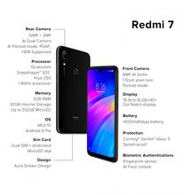 Redmi 7 (Eclipse Black, 3GB RAM, 32GB Storage)