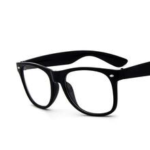 Black Wayfarer Design Eyeglass Prescription Frame