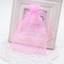 10pcs/lot 12*16cm Mariage Souvenir Organza Candy Bags 12Colors Wedding