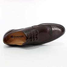 Shikhar Coffee Brogue Derby Leather Formal Shoes for Men - 804