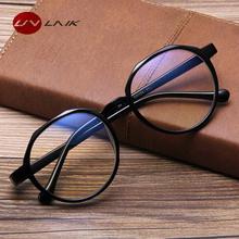 UVLAIK Blue Film Radiation protection Glasses Frames Polygon irregular Glasses Frame light Eyewear Frames flat mirror