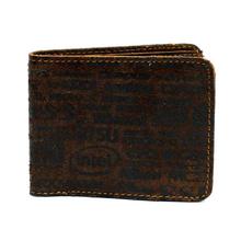 2 Folding Dark Brown Esiposs Leather Wallet For Men
