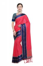 Stylee Lifestyle Magenta Art Silk Jacquard Saree (1914)