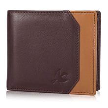 Hornbull Men's Brown Wallet and Belt Combo